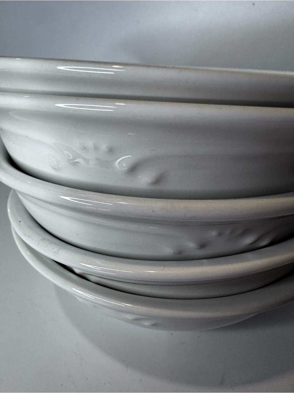 Pfaltzgraff Filligree 6” Cereal Bowls, set of 5